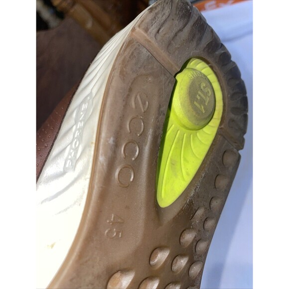 Ecco Men’s Casual Oxfords Size 45 U.S. 11.5 M Brown Leather Comfort Athleisure main image 4